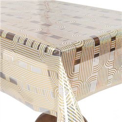 Клеенка мягкое стекло 1,37*20м рулон Laser голограмма MA-5880