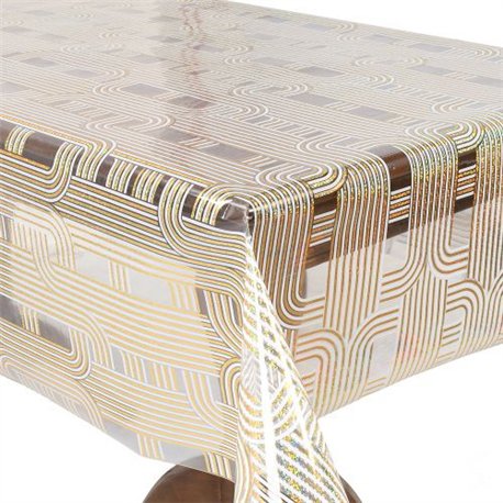 Клейонка м'яке скло 1,37*20м рулон Laser голограма MA-5880