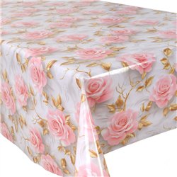 Клеенка Glossy 1,37*20м рулон 3-х шаровая на тканевой основе MA-5973