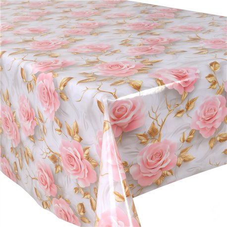 Клейонка Glossy 1,37*20м рулон 3-х шарова на тканинній основі MA-5973