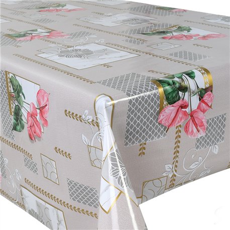 Клеенка Glossy 1,37*20м рулон 3-х шаровая на тканевой основе MA-5975