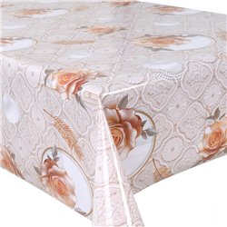 Клейонка Glossy 1,37*20м рулон 3-х шарова на тканинній основі MA-5990-1