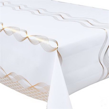 Клеенка Holiday 1,37*20м рулон с тиснением на тканевой основе MA-5822