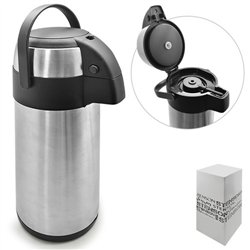 Термос нерж з помпою 2,5л MT-0093