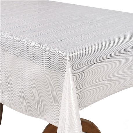 Клеенка 1,37*20м рулон LACE Ажур MA-5722 белая