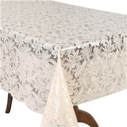Клейонка 1,37*20м рулон LACE Ажур MA-5748 бежева