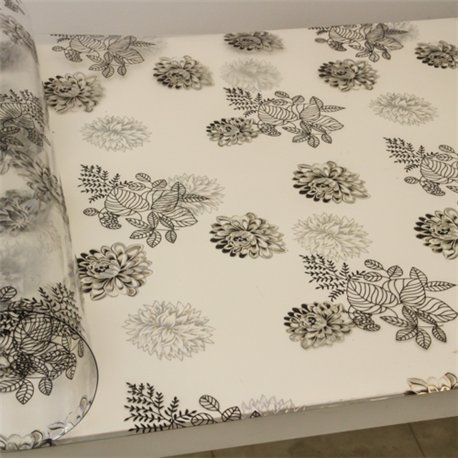 Клейонка 0,8мм-0,6м*20м силікон Лазер 81852G-S