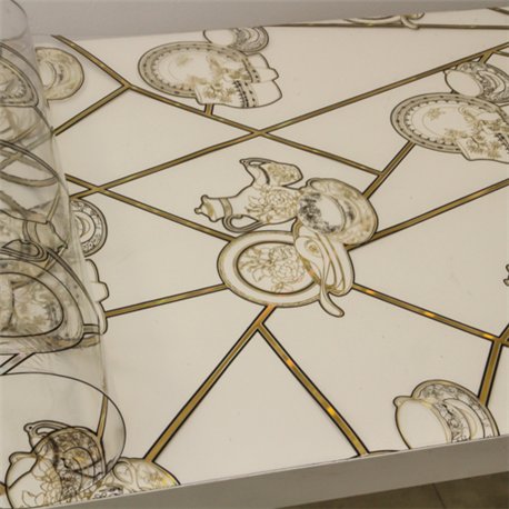 Клейонка 0,8мм-0,6м*20м силікон Лазер 81859A-G