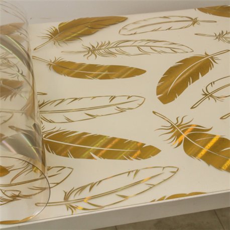 Клейонка 0,8мм-0,6м*20м силікон Лазер 82064B-G