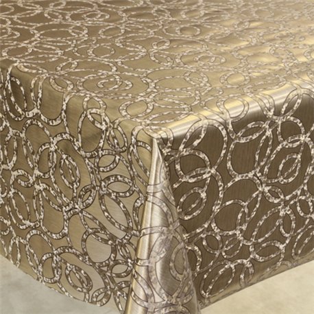 Клеенка 1,40*20м рулон золото-серебро 238G-LG