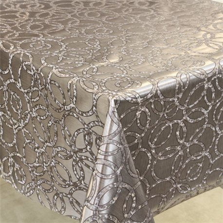 Клейонка 1,40*20м рулон золото-срібло 238G-S