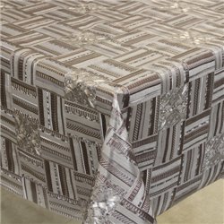 Клейонка 1,40*20м рулон золото-срібло 242G-S