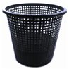 Корзина для паперів Сітка з обідком чорна