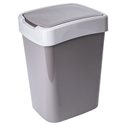 Ведро для мусора Евро 18л 122067 капучино