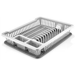 Сушарка для посуду 1-яр 1121 04 Elit 47х38х40,5см сірий світлий