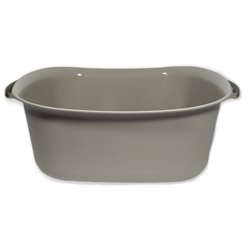 Таз квадратный 10л ПГ-1083 с ручками графит