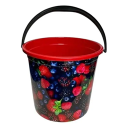 Ведро  4,5л ПГ-1012 с рисунком 