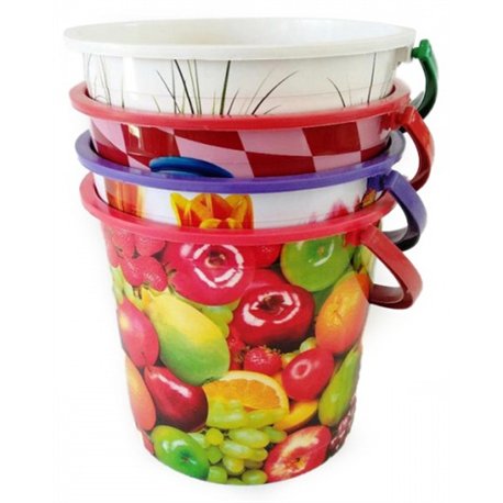 Відро  4,5л ПГ-1012 з малюнком мікс