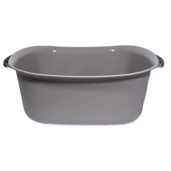 Таз квадратный 10л ПГ-1083 с ручками металлик