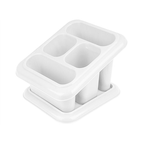 Подставка для ложек Кс квадратная белый