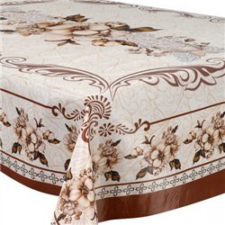 Клеенка-скатерть 1,40*1,1м*20шт отрезная в рулоне Fiesta на тканевой основе MA-5957-1.1