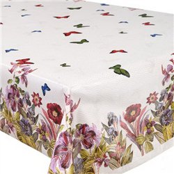 Клеенка-скатерть 1,40*1,1м*20шт отрезная в рулоне Fiesta на тканевой основе MA-5961-1.1