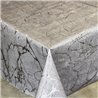 Клейонка 1,40*20м рулон золото-срібло 200G-S