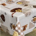 Клейонка 1,40*20м рулон фотодрук 2-х шарова Baby Face 5954-1