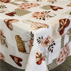 Клеенка 1,40*20м рулон Baby Face на тканевой основе 82177B