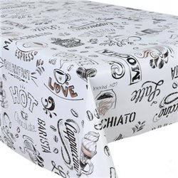 Клейонка 1,40*20м рулон Dekorama 031B газетка barista