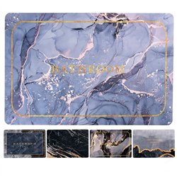 Коврик R30936-30938-80 Влагопоглощающий прямоугольный 50х80см с рисунком ровные углы