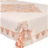 Клеенка-скатерть 1,40*1,1м*20шт отрезная в рулоне Fiesta на тканевой основе MA-5954-1.1
