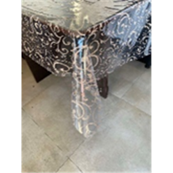 Клейонка Silikon 1,35*30м рулон В-0006 Вензель кава