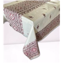 Клеенка Тонкая без основы 1,18*50м рулон Т-0016 Вишиванка красный