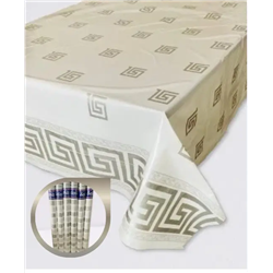 Клеенка Брален 1,35*30м рулон Br-0082 Versace Silver