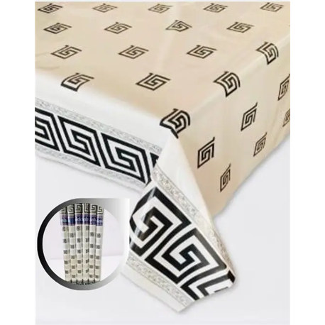 Клеенка Брален 1,35*30м рулон Br-0083 Versace Black