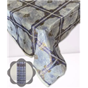 Клейонка Тонка без основи 1,20*50м рулон Т-0010 Плитка синій