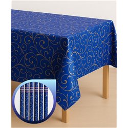 Клейонка Брален 1,35*30м рулон Br-0013 Вензель синій