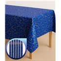 Клеенка Брален 1,35*30м рулон Br-0013 Вензель синий