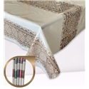 Клейонка Брален 1,35*30м рулон Br-0025 Вишиванка кава