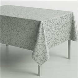 Клеенка Брален 1,35*30м рулон Br-0017 Вензель серебро