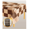 Клейонка Брален 1,35*30м рулон Br-0073 Плитка коричневий