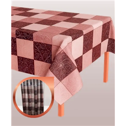 Клеенка Брален 1,35*30м рулон Br-0071 Плитка бордо