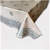 Клеенка Брален 1,35*30м рулон Br-0085 Versace Кофе серебро